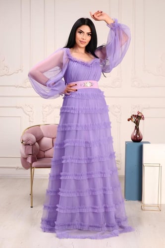 فستان موج البحر موف