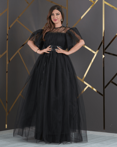 فستان فخامة الأميرة اسود