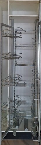 ترولي طويل شبك 15 سلة دولاب 52 سم