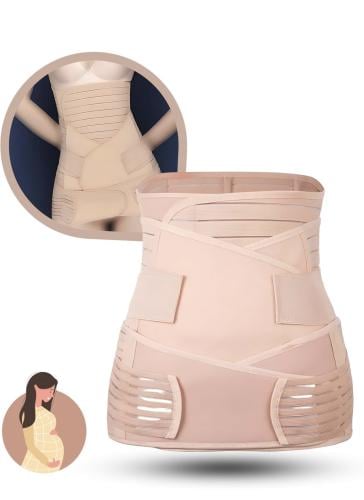 Triple corset after delivery for cesarean and natural