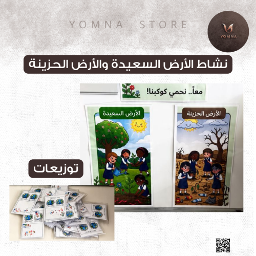 تفعيل البيئة /نشاط الأرض السعيدة والأرض الحزينة
