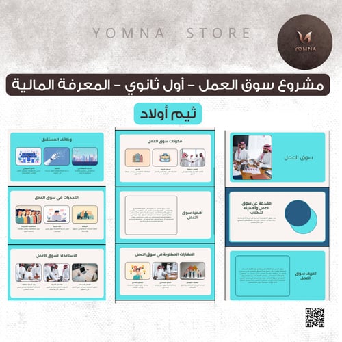 مشروع سوق العمل – أول ثانوي – المعرفة المالية ثيم...