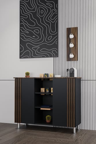 دولاب ركن قهوة للزوايا الصغيرة