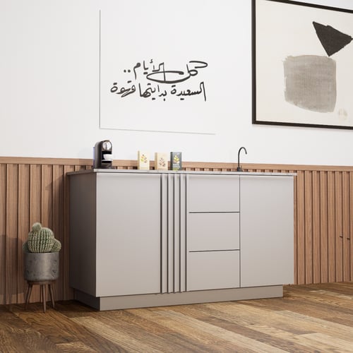 بكج ركن القهوة بتكسيات طولية, شامل الاضاءة والحنفي...