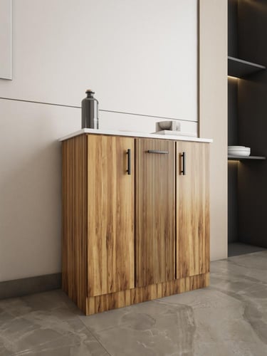 ركن القهوة مودرن لون عسلي