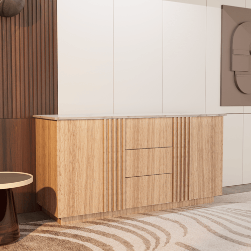 ركن القهوة بالاضاءة المخفية الانيقة تكيسات الطولية