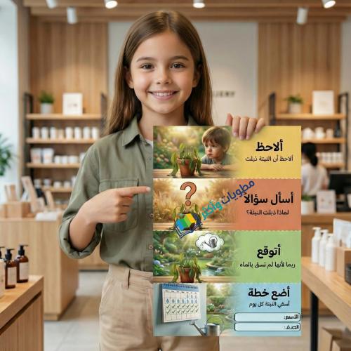 مطوية الطريقة العلمية علوم صف ثاني ابتدائي PDF