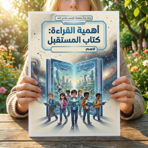 مشروع الوحدة كتاب المستقبل أهمية القراءة صف سادس ا...