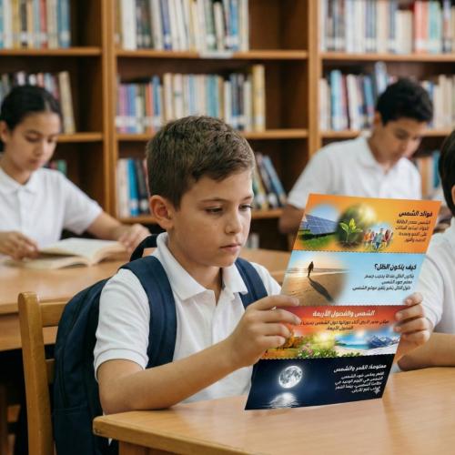 مطوية حركة الشمس في السماء علوم ثاني ابتدائي