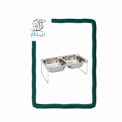 Stainless steel cat food dishes