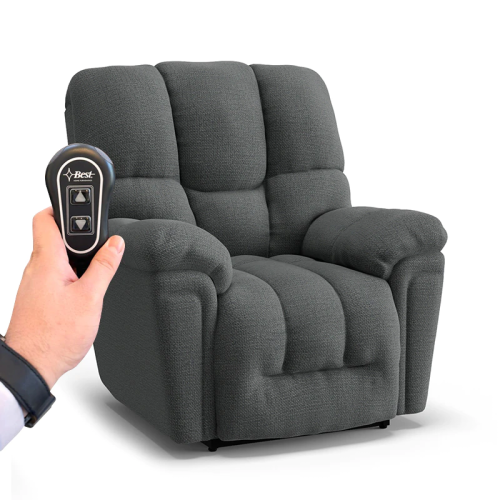 Reclining rocking chair with electric control