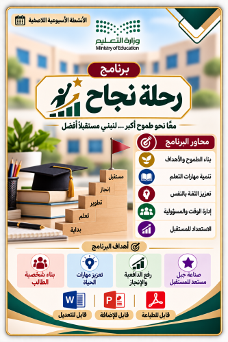 برنامج رحلة نجاح + بوربوينت جاهز