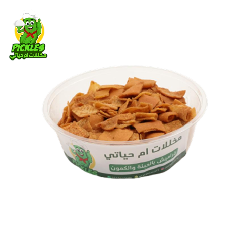 قراميش بالجبنه والكمون