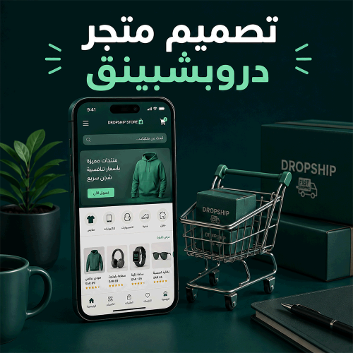 تصميم متجر دروبشبينق
