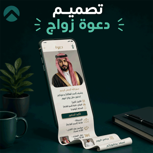 تصميم دعوة زواج