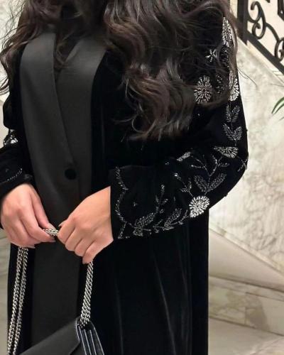 عباية مهاد مخمل شتوي
