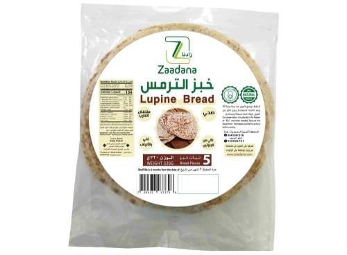 خبز الترمس (خمسه ارغفه)الوزن الصافي 320جرام