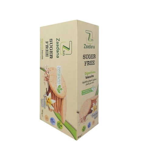 بسكويت شوفان بالفانيلا خالي من السكر ١٨٠جرام