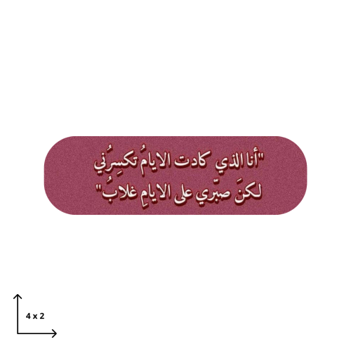 انا الذي كادت الايام تكسرني