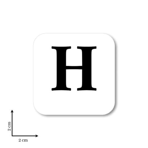 ستيكر حرف H