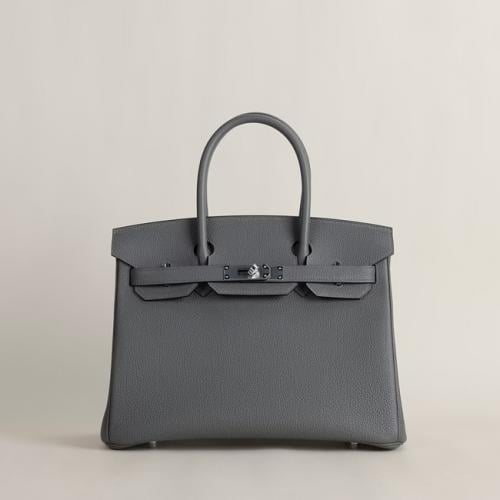Birkin 30cm Togo 0L Gris Meyer PHW