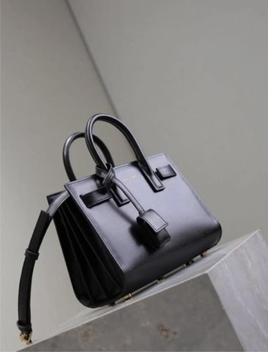 SAC DE JOUR IN GRAINED LEATHER - NANO