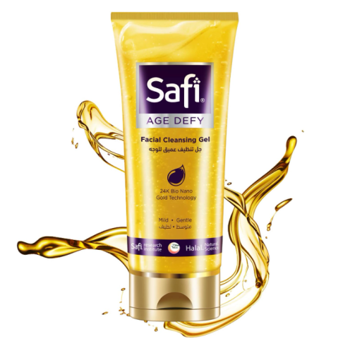 صافي | جل تنظيف الوجه Age Defy بالذهب النانوي 24K...