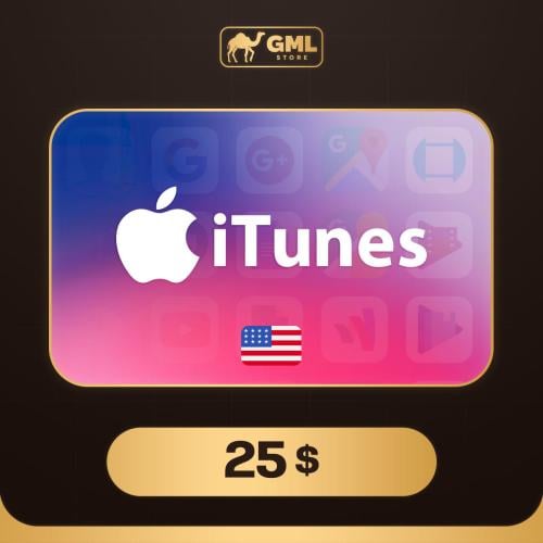 ايتونز امريكي 25 دولار | iTunes