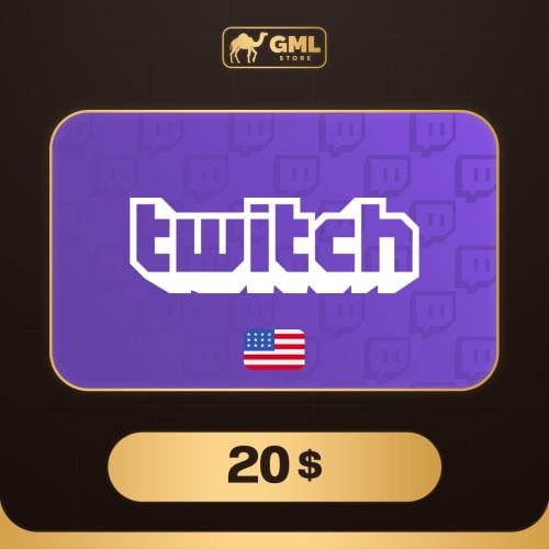 تويتش امريكي 20$ | Twitch