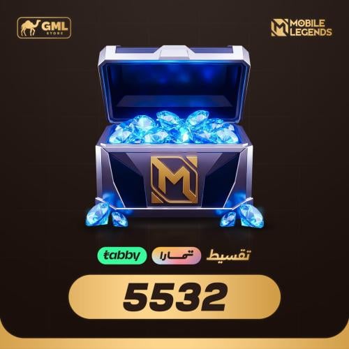 شحن موبايل ليجند تقسيط 5532 جوهرة | Mobile Legends