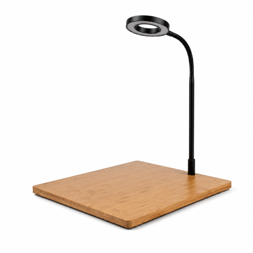 إضاءة LED دائرية مع استاند
