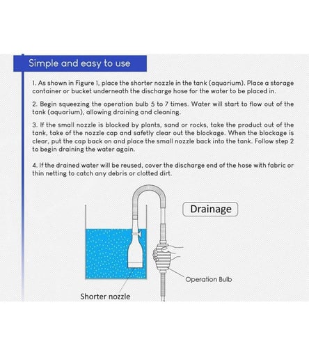 مضخة تنظيف الأحواض قابله للتحكم في تدفق المياه