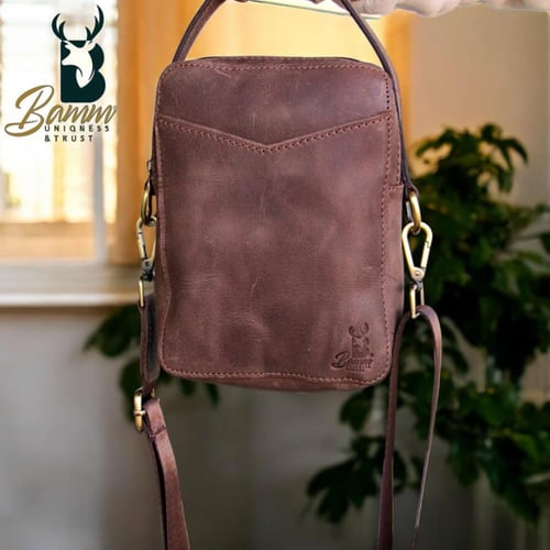 حقيبة كروس رجالية من الجلد الطبيعي – جلد أريزونا –...