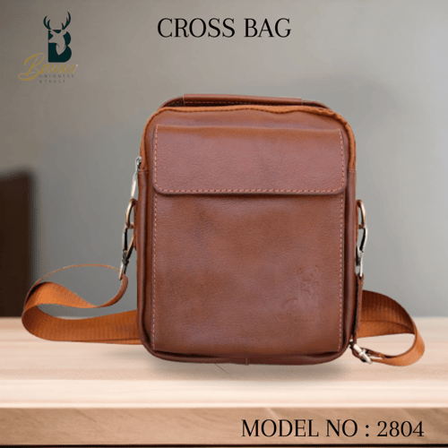 حقيبة كروس من BAMM GULF جلد طبيعي موديل 2804