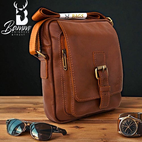 حقيبة كروس جلد طبيعي لباني موديل 2812