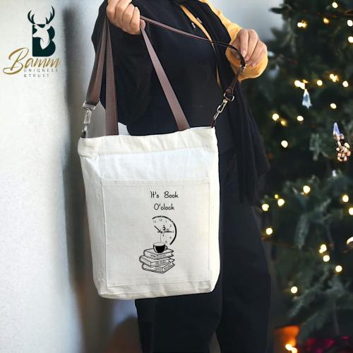 حقيبة توت باق من BAMM GULF قماشية للنساء موديل 801...