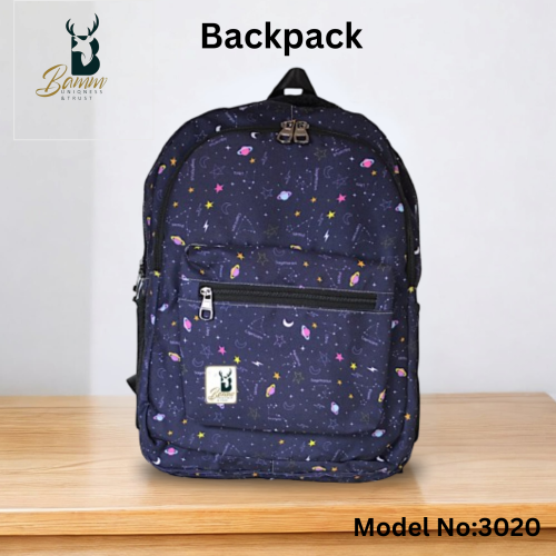 حقيبة ظهر من BAMM GULF للجامعه او للسفر موديل 3020