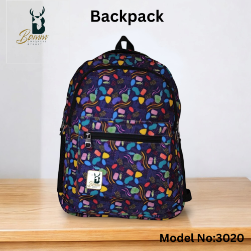 حقيبة ظهر من BAMM GULF للجامعه او للسفر موديل 3020