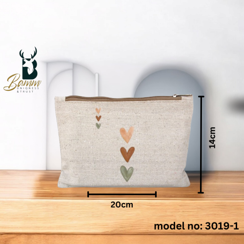 حقيبة مكياج أنيقة بحجم مثالي (14×22 سم) - رفيقتك ا...