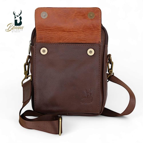 حقيبة كروس من BAMM GULF جلد طبيعي موديل 2804