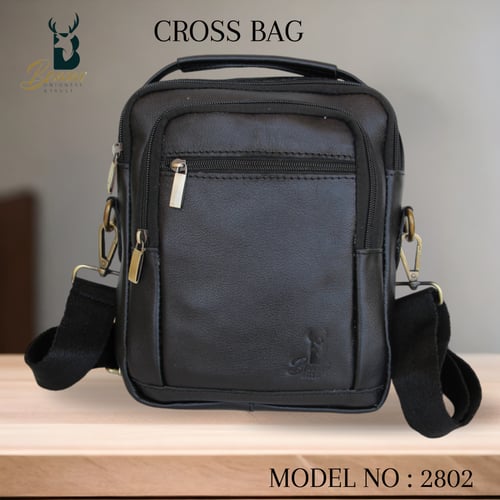 حقيبة كروس من BAMM GULFجلد طبيعي موديل 2802