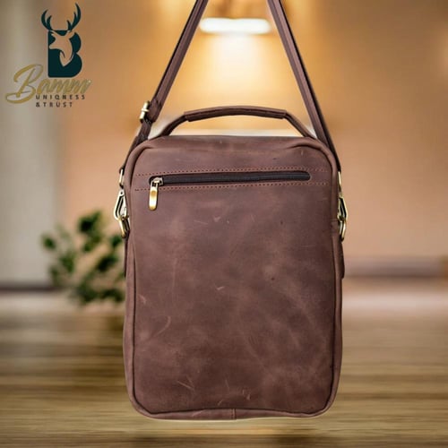 حقيبة كروس من Bamm Gulf جلد أريزونا الطبيعي من Bam...