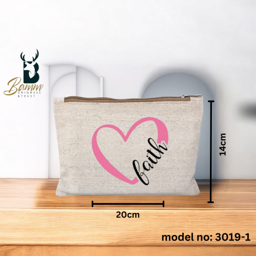 حقيبة مكياج أنيقة بحجم مثالي (14×22 سم) - رفيقتك ا...