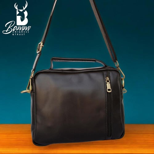 حقيبة كروس جلد طبيعي لباني من Bamm Gulf موديل 2225