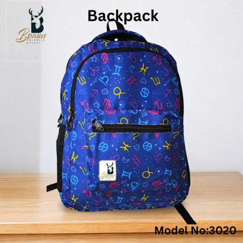 حقيبة ظهر من BAMM GULF للجامعه او للسفر موديل 3020
