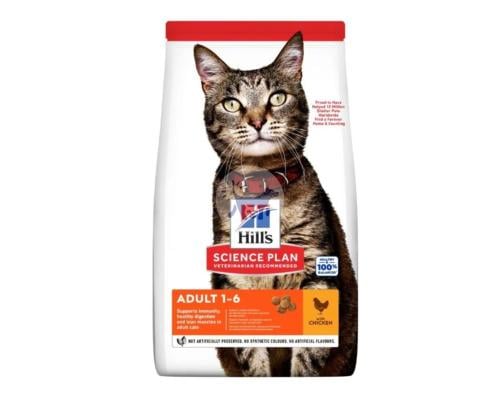 هيلز طعام جاف للقطط البالغة بالدجاج