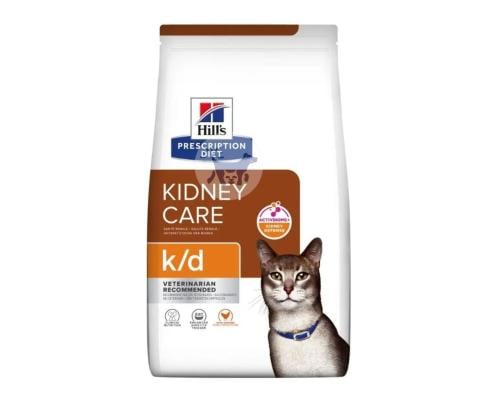هيلز k/d طعام جاف للقطط للعناية بالكلى بالدجاج 1.5...