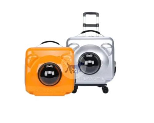 حقيبة لنقل الحيوانات الاليفة مع فتحة تهوية قابلة ل...