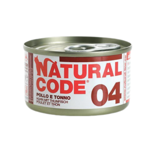 ناتشورال كود طعام رطب للقطط بالدجاج والتونة 85g