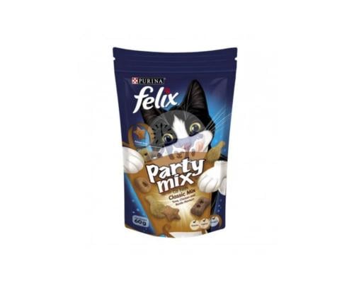 Purina Felix Party Mix Cat Treats with Tuna, Chick...